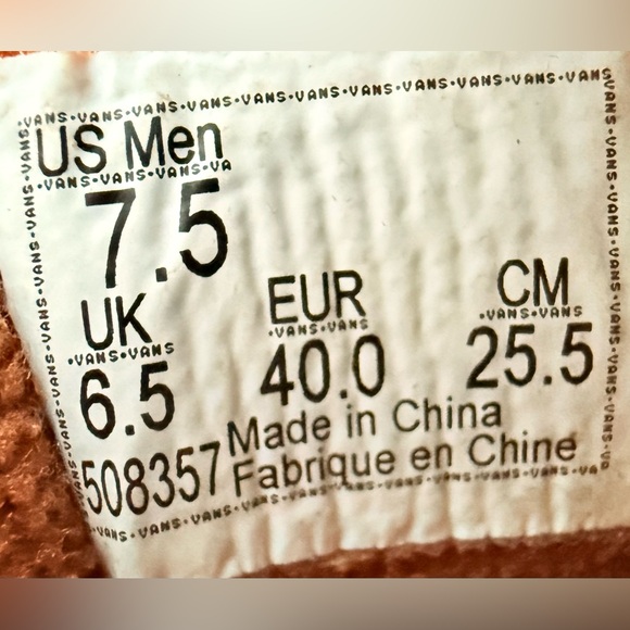 Mens Vans Skate Half Cab Brown & Gum Skateboard Shoes US Size 7.5 - Barely Used - Picture 9 of 9